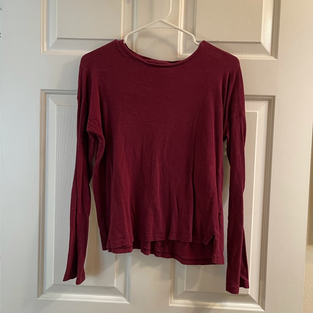 Maroon shirt
